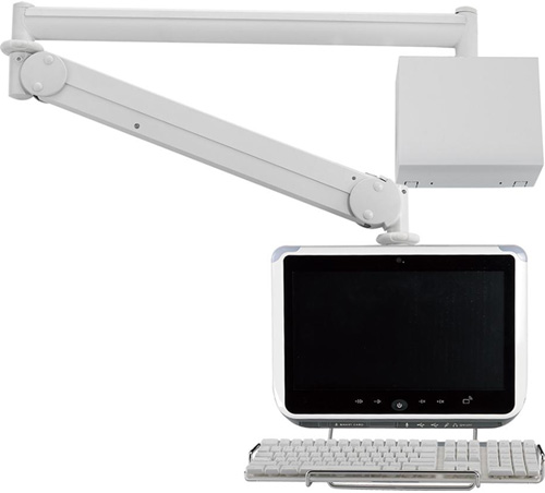 Cotytech MW M23WBK Long Reach (up to 73" Extension) Wall Mount LED Medical Arm