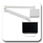 Cotytech MW-M23WB Long Reach (up to 73" Extension) Wall Mount LCD Monitor Medical Arm (up to 13.2 lbs Capacity)