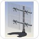 Ergotech 100-D28-B22-HD Quad (2 over 2) Heavy Duty LCD Desk Stand