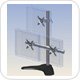 Ergotech 100-D28-B12 Heavy Duty (1 over 2) LCD Desk Stand