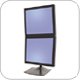 Ergotron 33-091-200 DS100 Dual Monitor Vertical Desk Stand