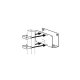 Ergotron 60-158-100 Post Peripheral Bracket 3" x 3"