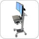 Ergotron 24-194-055 Neo-Flex Dual WideView WorkSpace Cart