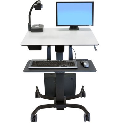 Ergotron 24-220-055 TeachWell Mobile Digital Workspace MDW with LCD Kit and CPU Holder (sold separately)