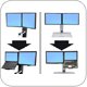 Ergotron 97-617 Convert-to-LCD & Laptop Kit from Dual for WorkFit-S, WorkFit-C or WorkFit-A
