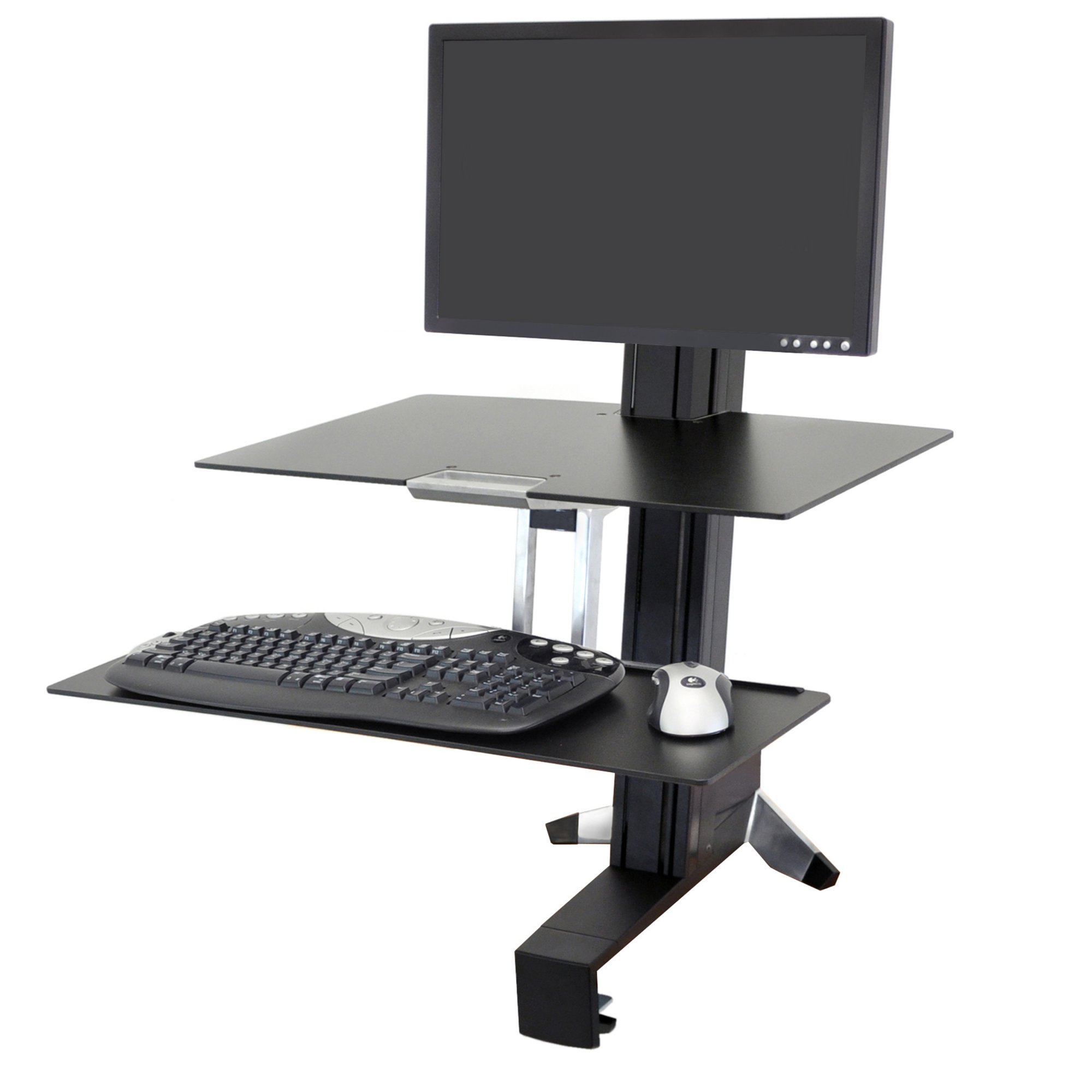Ergotron 33-351-200 WorkFit-S, Single HD with Worksurface