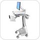 Ergotron SV42-6202-1 StyleView EMR Healthcare Cart with LCD Arm, LiFe Powered