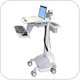 Ergotron SV42-6101-1 StyleView EMR Notebook Healthcare Cart, SLA Powered