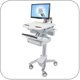 Ergotron SV41-3210-0 StyleView Healthcare Cart with LCD Arm, non-powered, 1 Drawer
