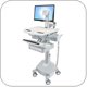 Ergotron SV42-3312-1 StyleView Cart with LCD Pivot, LiFe Powered, 1 Drawer