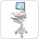 Ergotron SV42-3311-1 StyleView LCD Pivot Medical Cart, SLA Powered, 1 Drawer