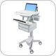 Ergotron SV41-3140-0 StyleView Healthcare Laptop Cart, non-powered, 4 Drawers