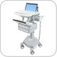 Ergotron SV42-3142-1 StyleView Medical Notebook Cart, LiFe Powered, 4 Drawers