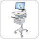 Ergotron SV41-3260-0 StyleView Cart with LCD Monitor Arm, non-powered, 6 Drawers