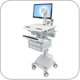 Ergotron SV42-3361-1 StyleView Healthcare Cart with LED Pivot, SLA Powered, 6 Drawers