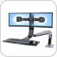Ergotron 24-312-026 WorkFit-A, Dual Monitor Sit-Stand Workstation