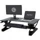 Ergotron 33-397-085 WorkFit-T Sit-Stand Desktop Workstation in Black