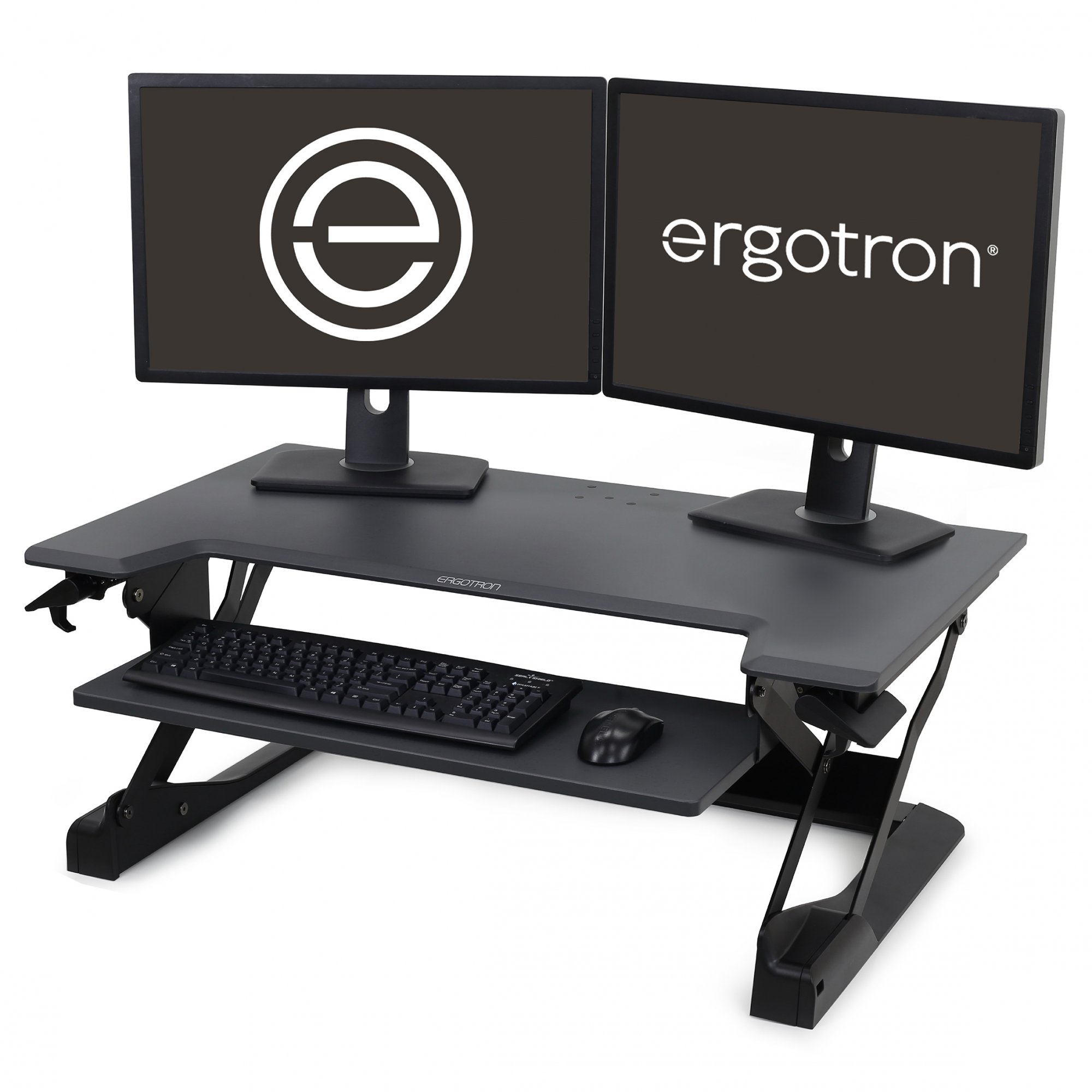 Ergotron 33-406-085 WorkFit-TL Desktop Sit-Stand Workstation in Black