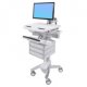 Ergotron SV43-1230-0 StyleView Cart with LCD Arm, (1x3) Drawers
