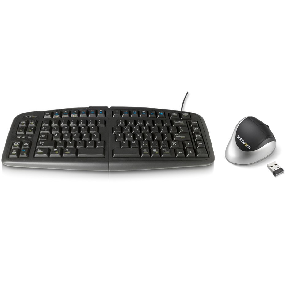 Keyboard and Right Handed Bluetooth Wireless Mouse