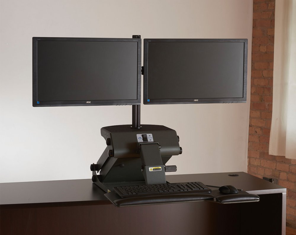 HealthPostures 6200 with 2 monitors
