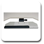 Humanscale 400 Diagonal Big Board Keyboard Tray System
