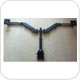 Humanscale M4T Clamp Mount or M4U Bolt Through Mount Dual Monitor Arm