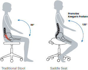 Traditonal Stool and Saddle Seat