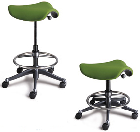Humanscale Saddle Seat with footring