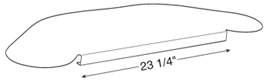 Diagram for Humansclae DE400 or DE450 Corner Sleeve