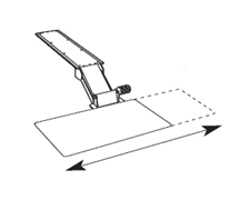 Humanscale LS Lateral Slider Adjustable Arm mechanism