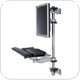 ISE MA4000-1-TP-WP Single Monitor Workstation with 30" H Pole