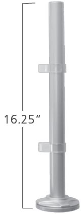 ISE MA2000 501A Standard Pole Silver