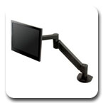 Innovative LCD Arms 7500 Flat Panel Radial Arm 27 to 35 inch Reach, up to 44 Lbs
