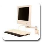 Innovative 8137 LCD Keyboard Platform with Wrist Rest