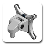 Innovative 8336-QR Descending Head Tilter with Quick Release VESA Plate
