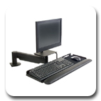 Innovative 9140 Flexible LCD Data Entry Arm up to 17.5 inch Horizontal Reach
