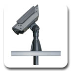Innovative 9189-36 Height Adjustable (7"-36") Point of Sale POS Through Counter Pole Mount with Base Plate