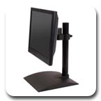Innovative 9109-S-14 Flat Panel LCD Desk Stand (14" Pole) with Pivot and Tilt