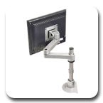 Innovative 9130-S-30 Long Reach Flat Panel LCD Pole Mount Arm with 30" Standard Pole and 16" Horizontal Reach