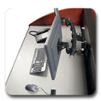 Innovative 9169-2 ArcView Dual Monitor Beam with one 12" Pole