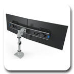 Innovative 9136-SWITCH-S-14 Dual LED Arm with 14" Pole