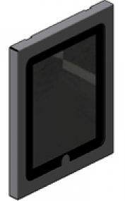 Innovative 8424-NHB Secure iPad Holder with No Home Button Access