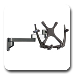 Innovative 9110-QR-EVO5501 Wall Mount Laptop Arm with Quick Release Tilter