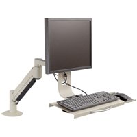 Innovative 7509 LCD Data Entry Monitor Arm with Flip Up Keyboard - 27" of Horizontal