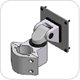 Innovative 9170 Pole Clamp Mount for LCD Monitors up to 45 lbs with Pivot and Tilt
