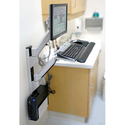 Innovative 8326-13 Vertical Monitor 13" Wall Mounting Track System