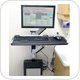 Innovative 8326-13 Vertical Wall Mounting Track 13" + 7000 LCD Monitor Arm + 7019-NM Keyboard Arm + 8335-SM CPU Holder
