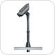 Innovative 9189 Series (9189-12 or 9189-24 or 9189-36) Height Adjustable Point of Sale POS Through Counter Pole Mount with Rocket Ship Base Plate