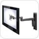 Innovative 9301-HD Articulating Track Mount Arm with Spring Tilter and Cable Management up to 55 lbs LED Monitor
